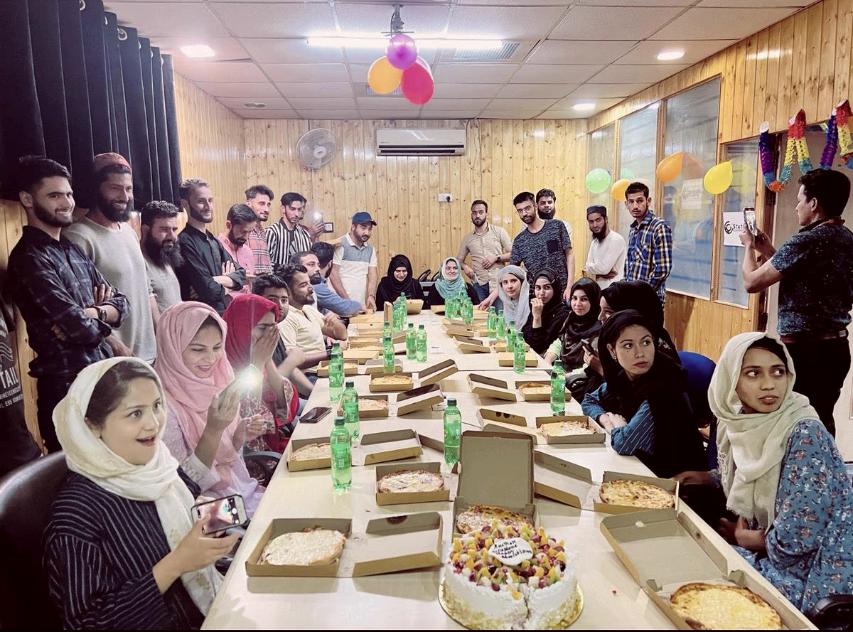 Team celebration